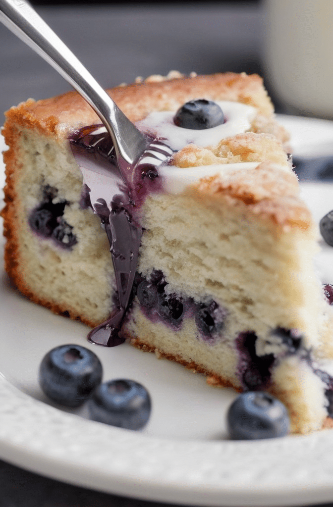 Blueberry Buttermilk Breakfast Cake