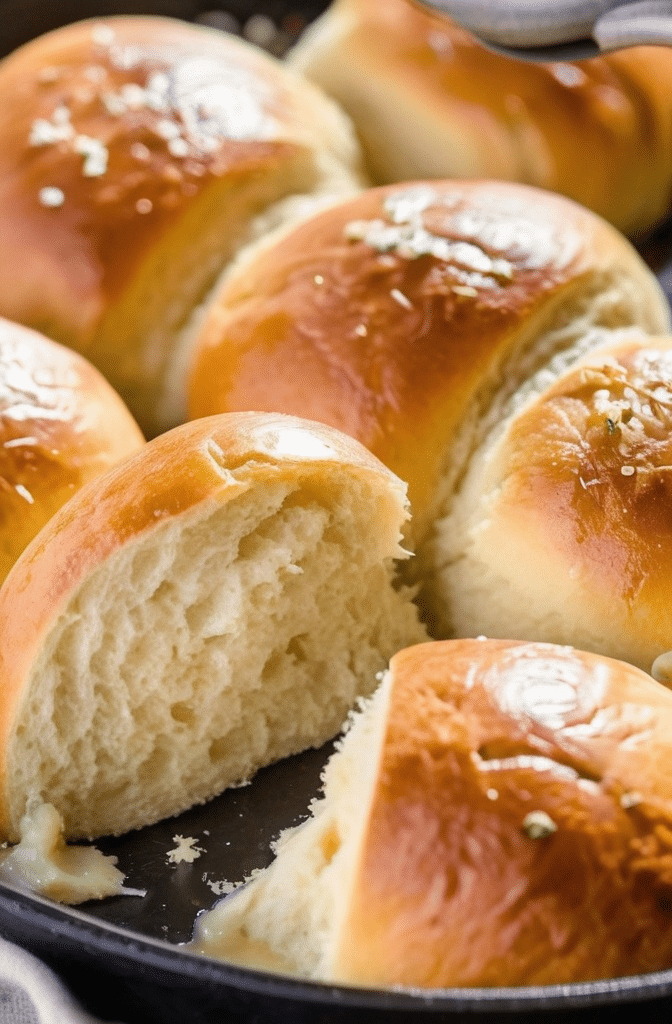 Garlic Butter Dinner Rolls