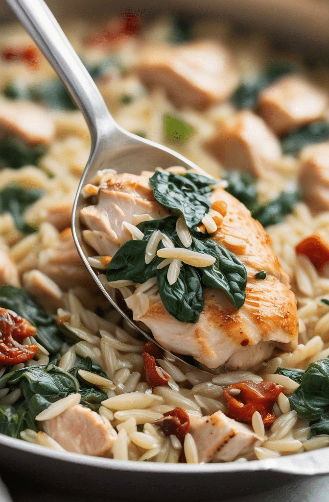 One-Pan Marry Me Chicken with Orzo