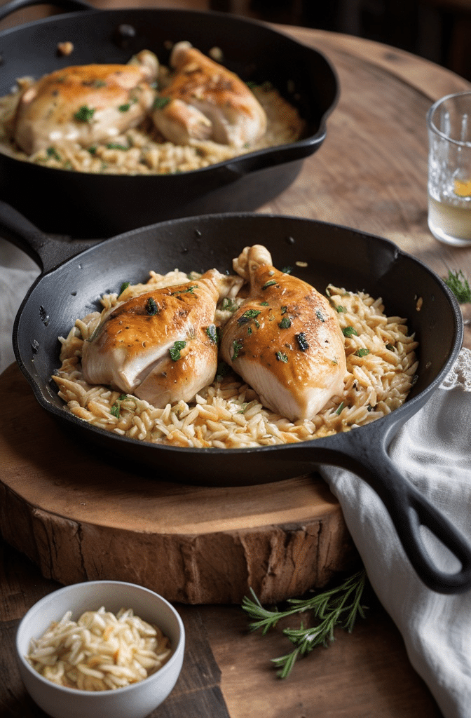One-Pan Marry Me Chicken with Orzo