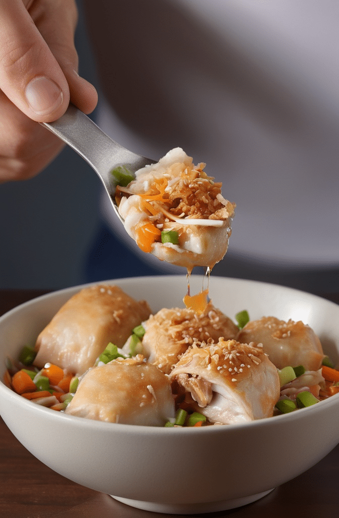 Healthy Chicken Egg Roll in a Bowl 
