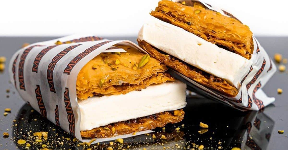 Baklava Cream Sandwich Cookies