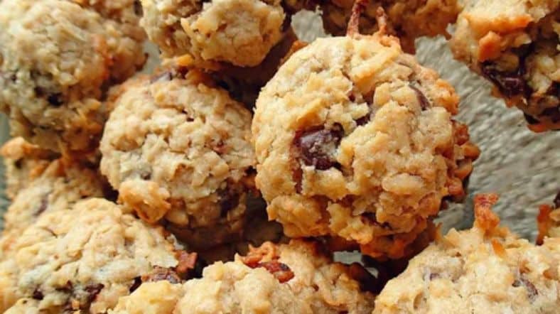 Chewy Almond Joy Cookies