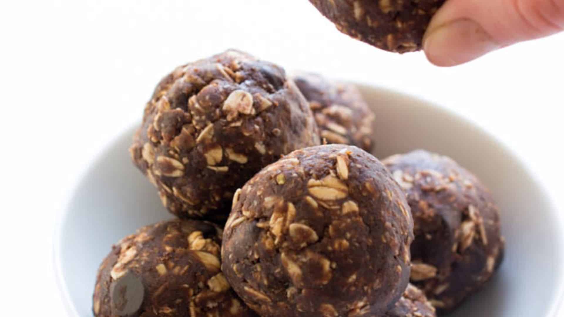 Chocolate Coffee Protein Energy Bites