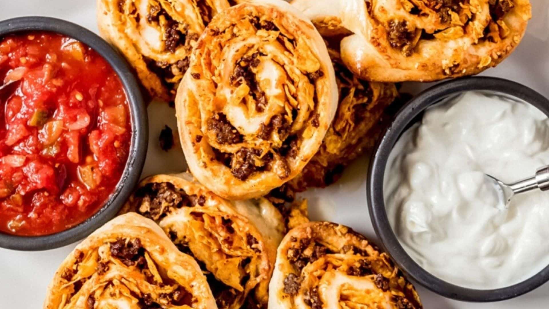 Crispy Doritos Pizza Rolls
