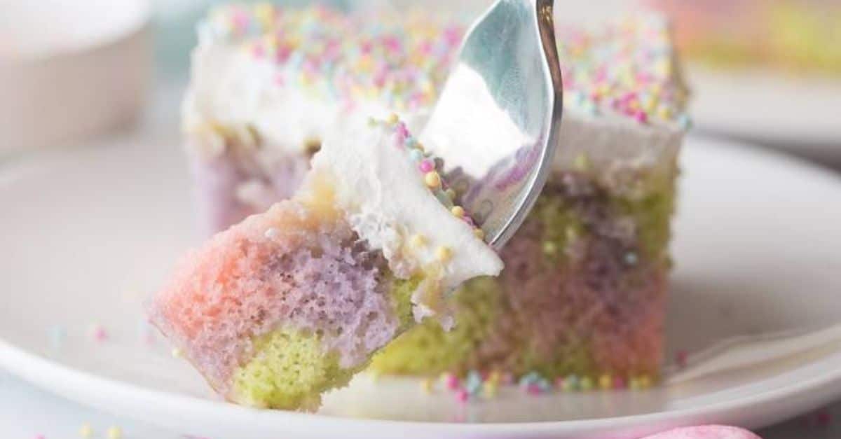 Delicious Easter Poke Cake