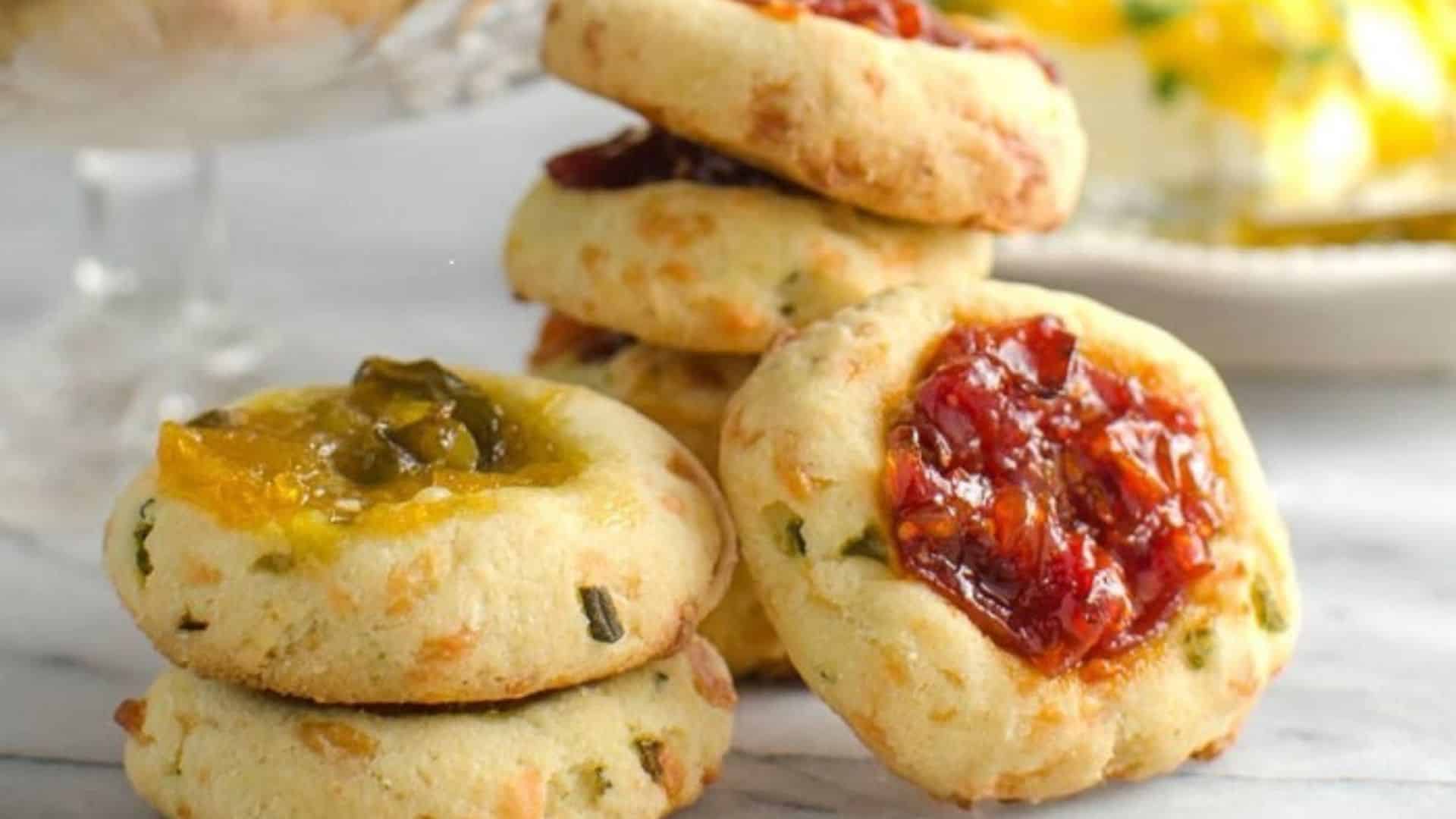 Easy Cheesy Thumbprint Appetizer