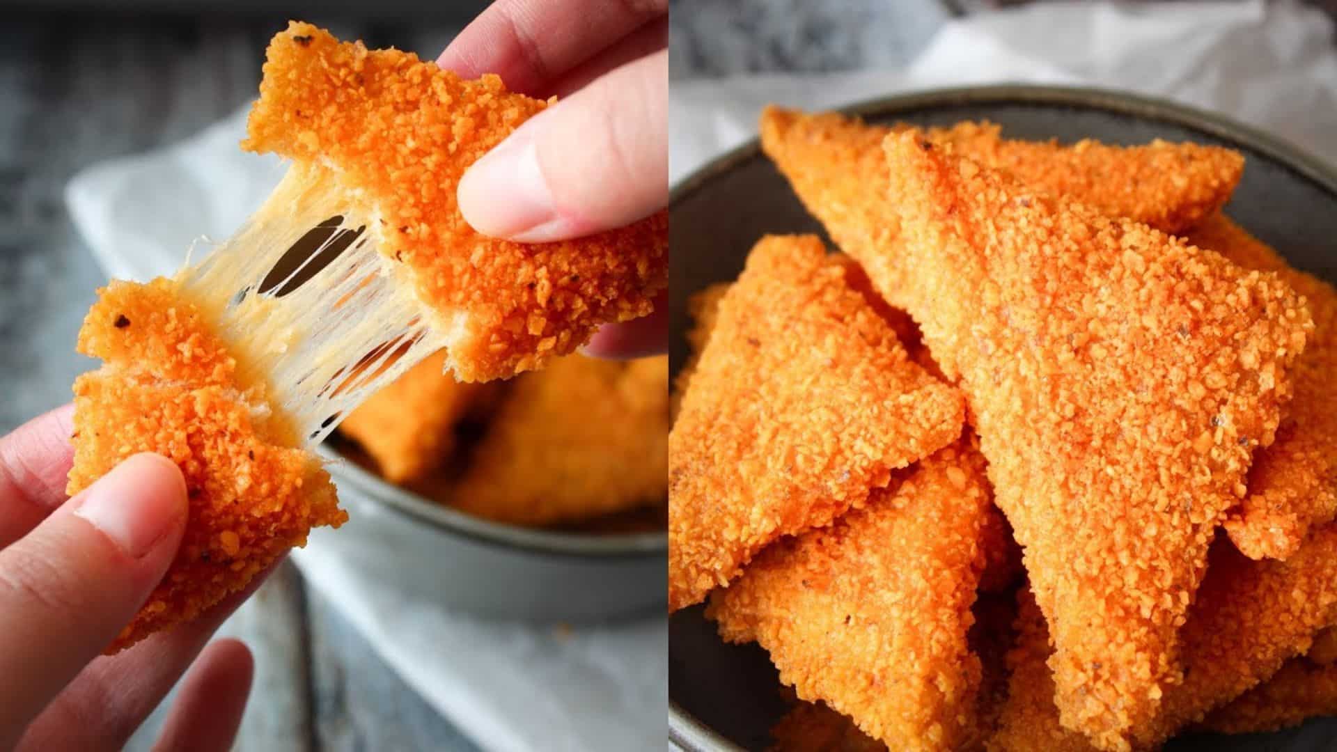 Fried Cheese-Stuffed Doritos
