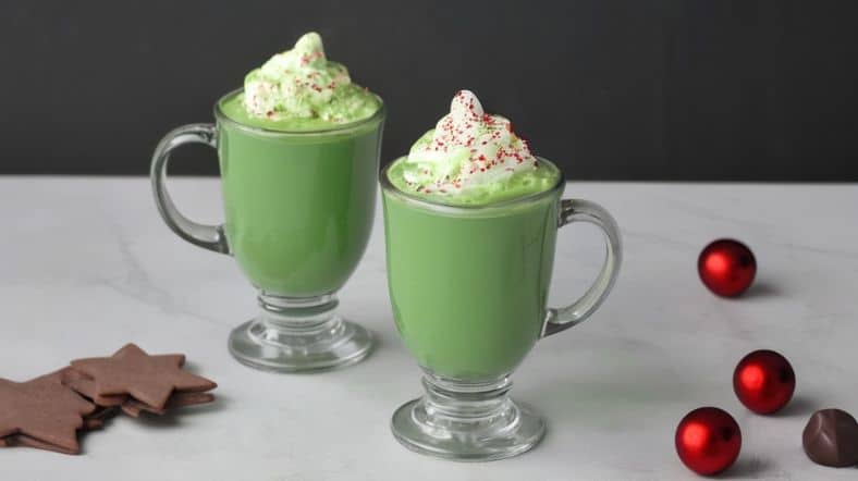 Grinch Green Hot Chocolate