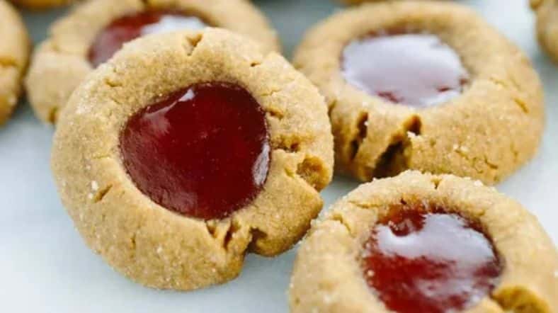 Halloween Thumbprint Cookies