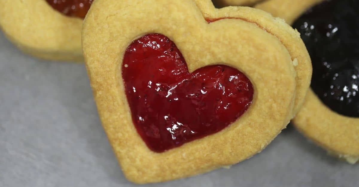 Heart Jam Cookies Recipe
