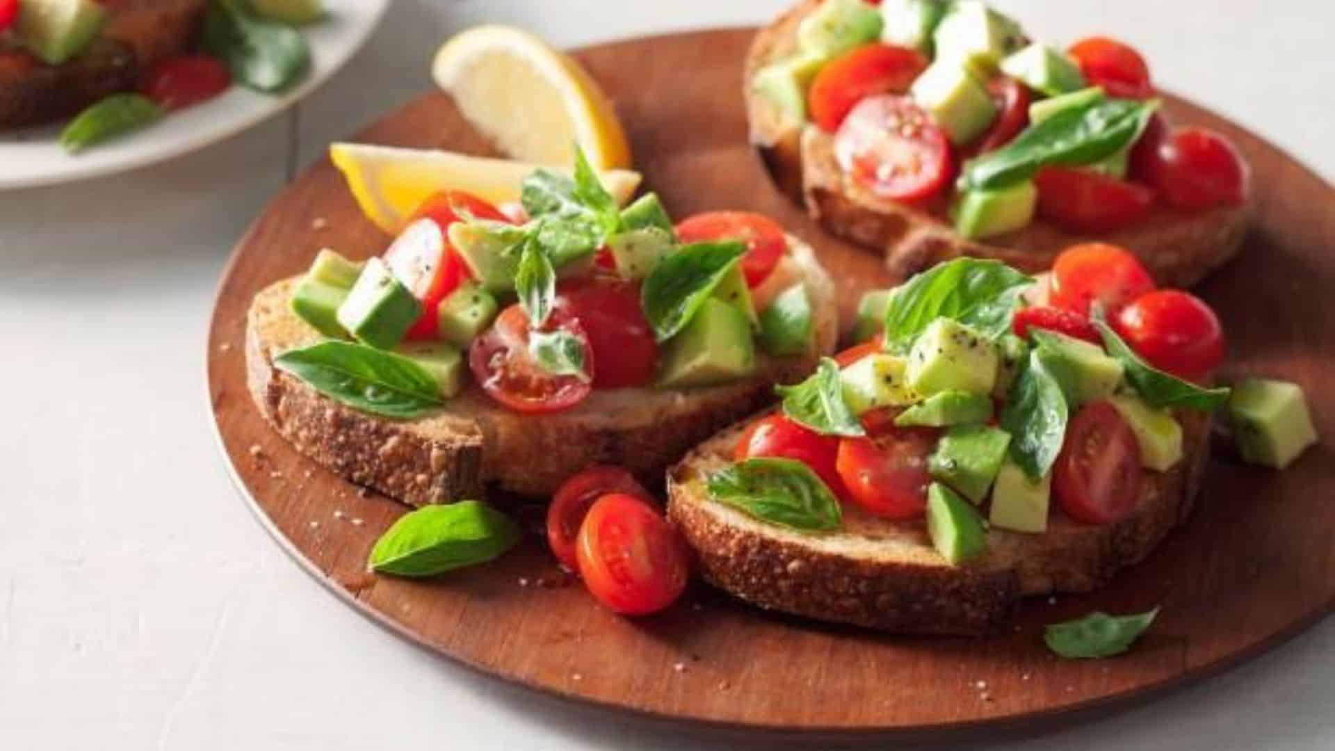 My Favorite Avocado Bruschetta Recipe