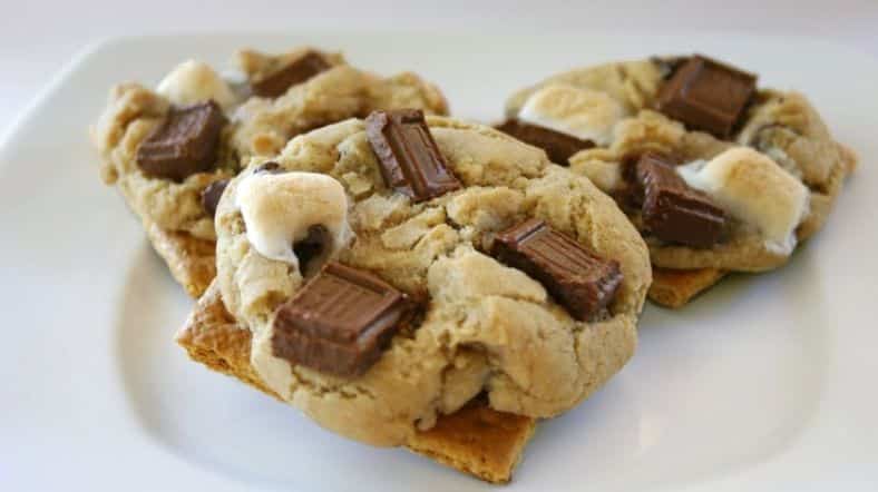 Pumpkin S’mores Cookies