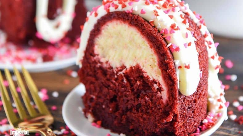 Red Velvet Cheesecake Bundt Cake
