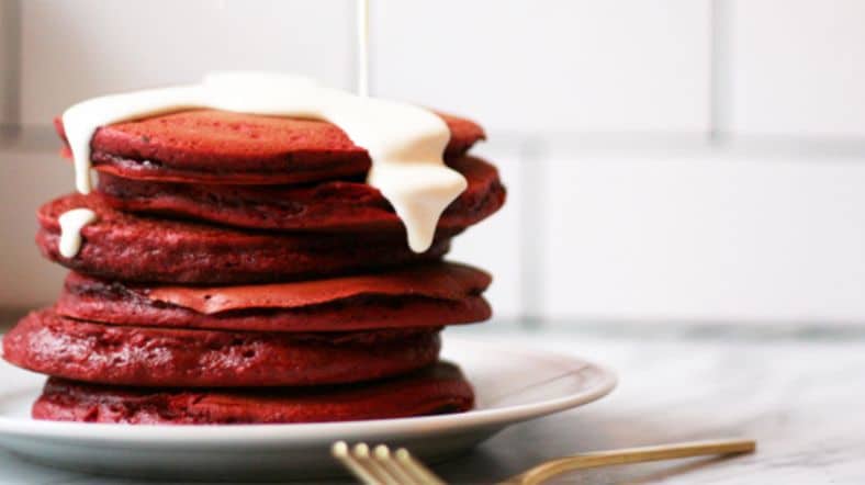 Red Velvet Pancakes Recipe