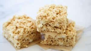 Salted Caramel Rice Krispie Treats
