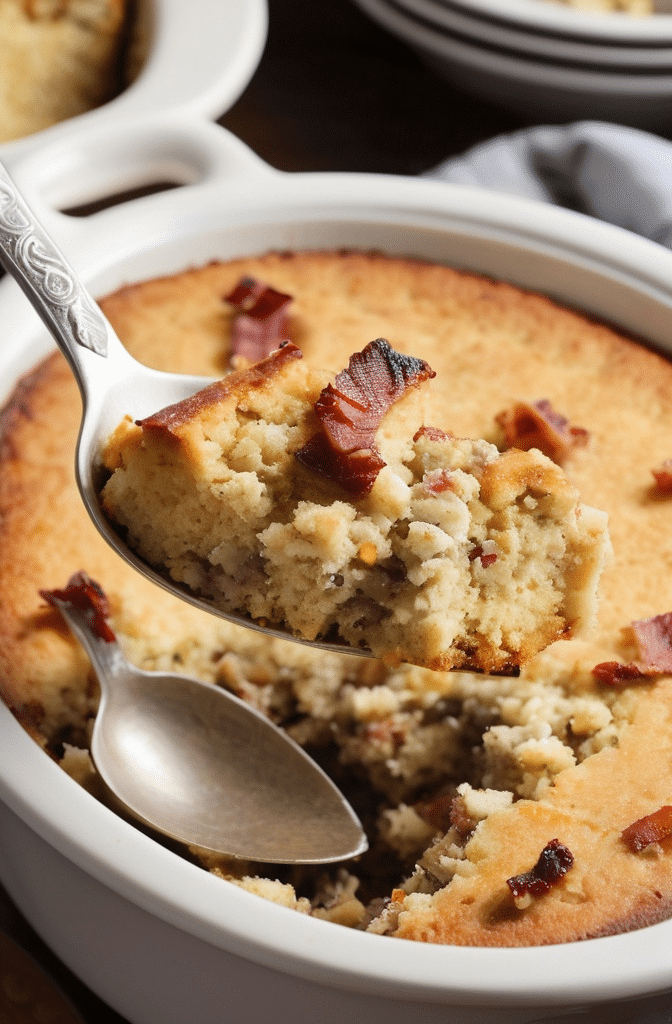 Bacon Cornbread Stuffing