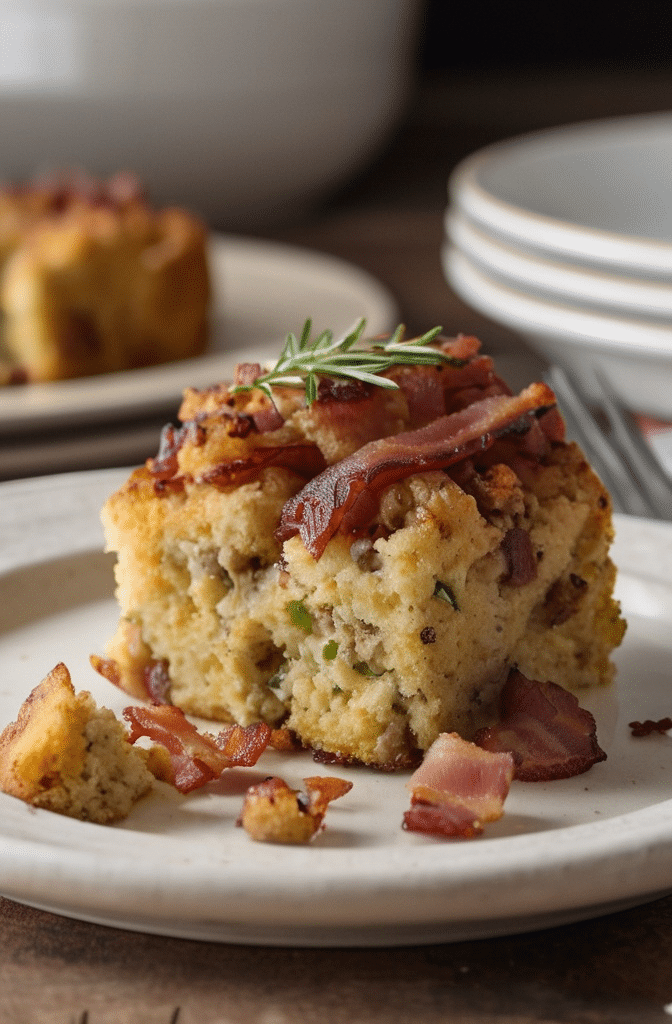 Bacon Cornbread Stuffing
