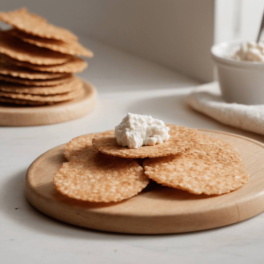 High-Protein Cottage Cheese Crisps