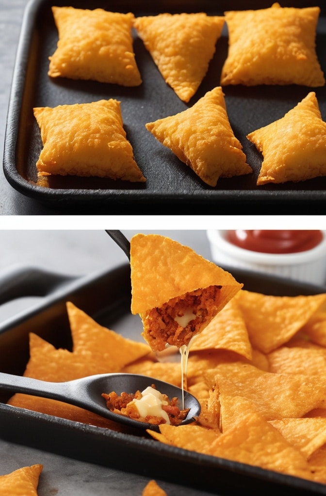 Fried Cheese-Stuffed Doritos