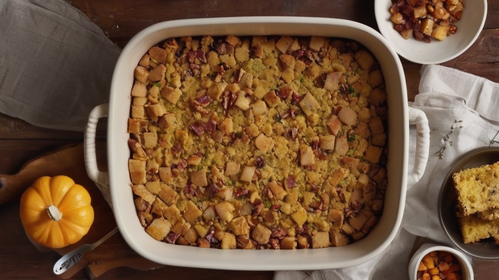 Bacon Cornbread Stuffing