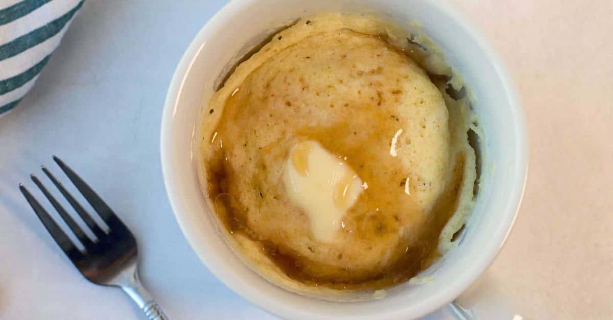 Quick Keto Pancake in a Mug Recipe