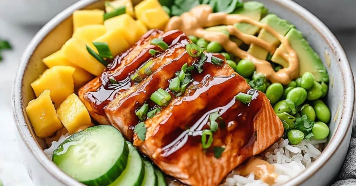 Quick Teriyaki Salmon Bowl