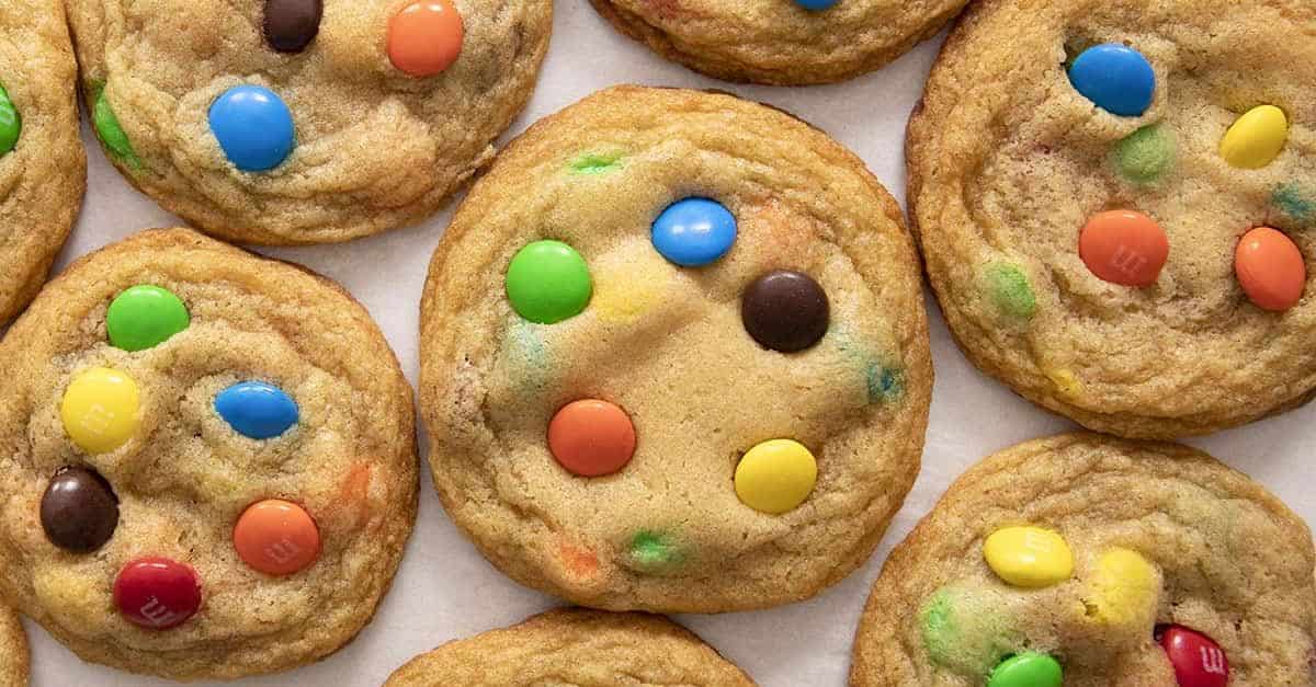 Soft Chocolate M&M Cookies
