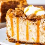 Apple Crisp Cheesecake